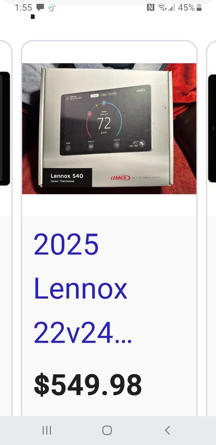 Household thermostat