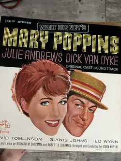 Walt Disney's Mary Poppins (Original Cast Soundtrack) 1964 Vinyl LP Record Album