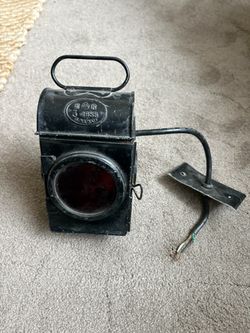 Vintage Railroad Lantern  ( Hesperia Ca )