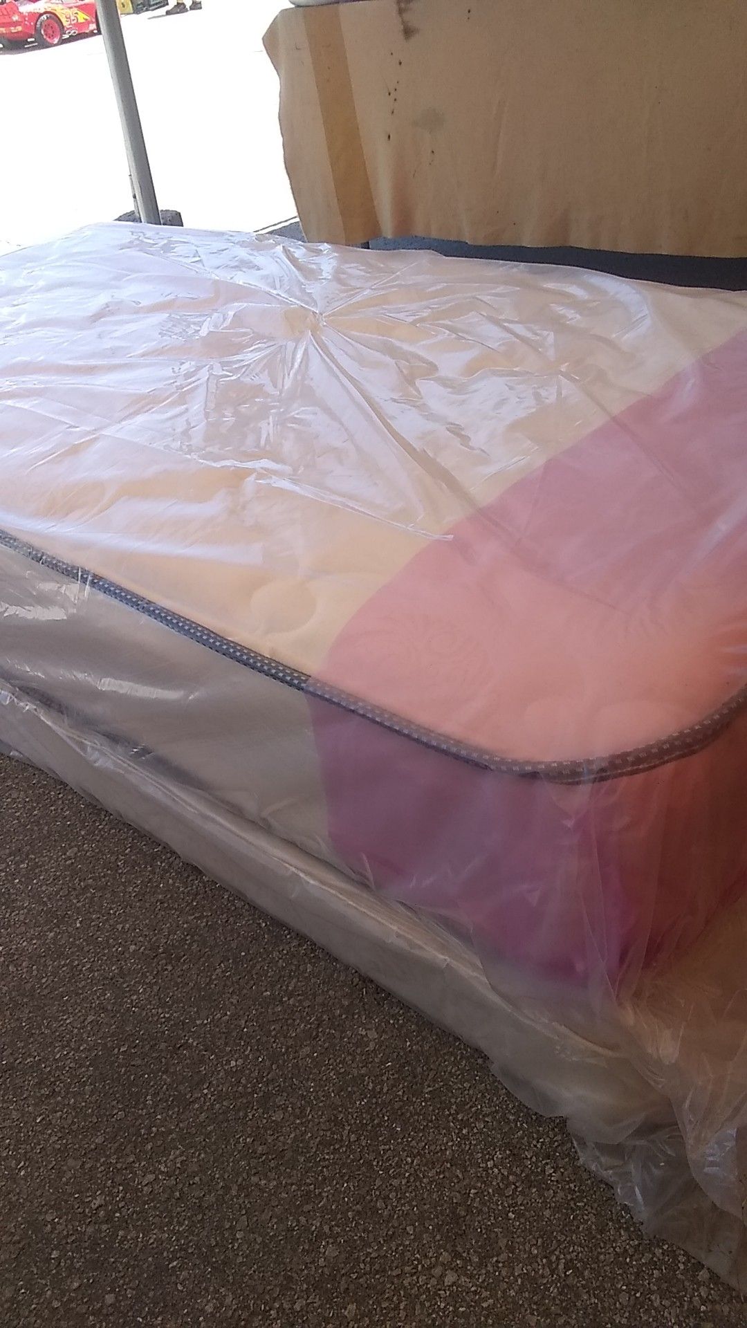 New Twin Plush Mattress and Box Spring