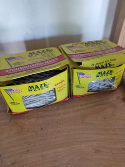 Maze nails for siding