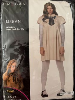 M3GAN Adult Halloween Sz Large 12-14
