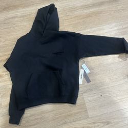 Essentials Hoodies Black Color 