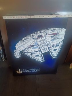 Millennium Falcon Glow In The Dark Canvas Photo