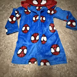Marvels Boys 4T-5T Robe Spider & Amazing Friends- Blue Red