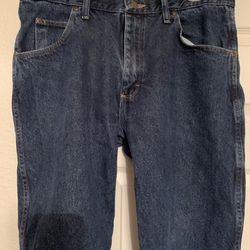 Men’s  Wrangler Jeans 36 X 30 Regular Fit 