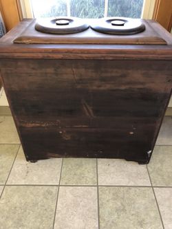 Antique wooden ice cream chest/Freezer