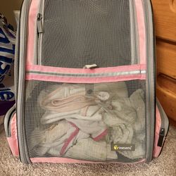 Pink Texsens Pet Carrier