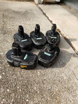 5 Dead Dewalt 18v Battery 