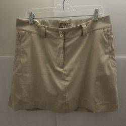 Nike Golf Tour Performance Dri-FIT Skirt Women’s Size 10 – Tan – Athletic/Activewear