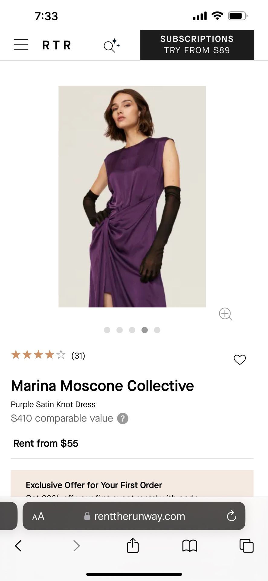 Marina Moscone Dress