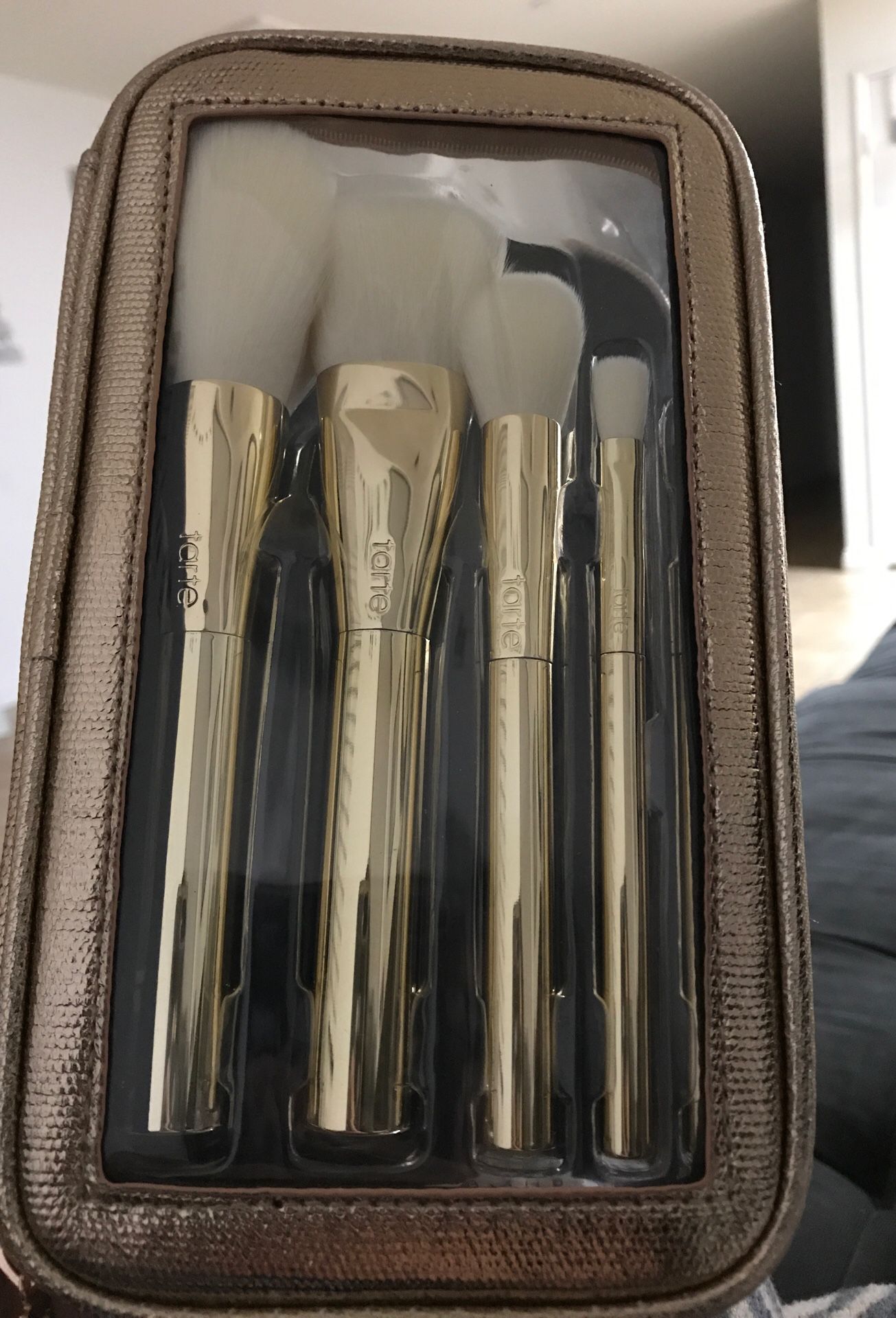 New! Tarte Gold dusters brush set!