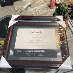 Document  Frame  Wood  New  Total Of   2