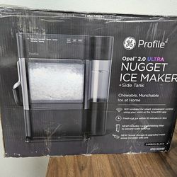 ge opal 2.0 ultra carbon black nugget ice open box cbn