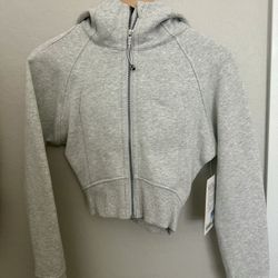 lululemon NEW Zip Up Cropped Hoodie 