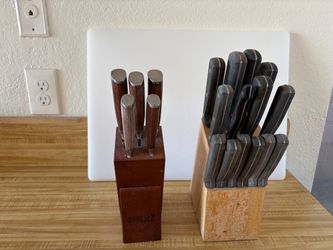 Knives set & cutting board