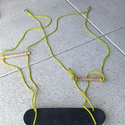 Skateboard Rope Swing 