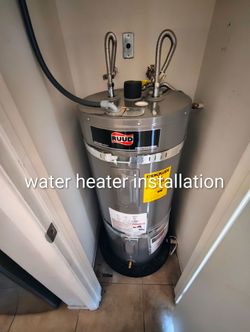 Water heater installs