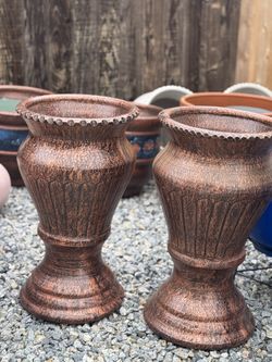 $35 Each Mexican Clay Planters 