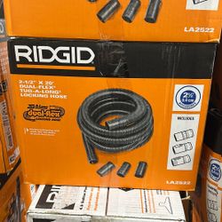 Ridgid 2-1/2 X 20 Dual Flex Tug-a-long Locking hose 