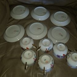 Haviland Limoges Cup And Saucer Antique French 1900s
