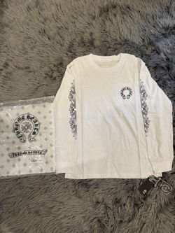 white long sleeve chrome hearts shirt 