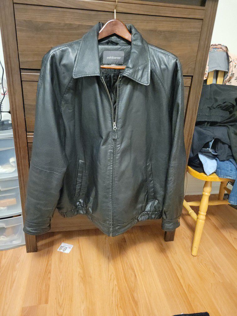 Croft & Barrow Leather Jacket 
