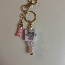 Kuromi Keychain/Bag Clip 