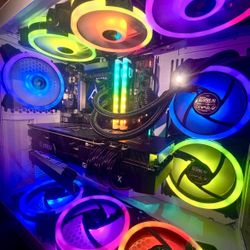 Gaming pc + keyboard