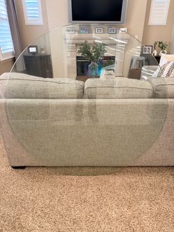 Glass table top 54 inches - like brand new