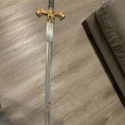 Golden Dragon Barbarian Fantasy Sword