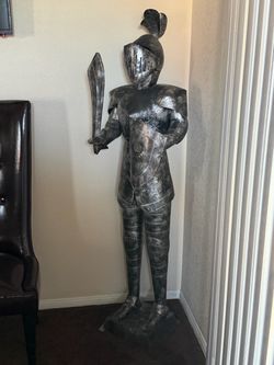 Knight  medieval decor metal human size