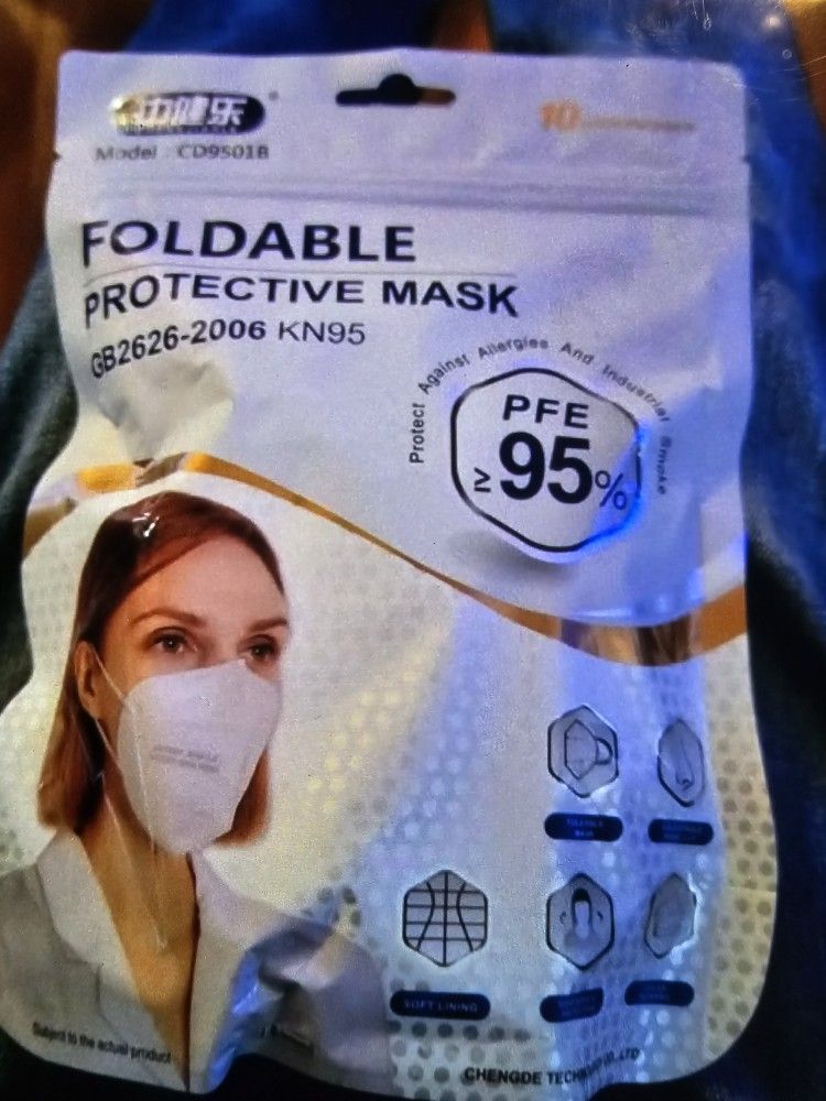 Masks. 10 IN One Package. Going For 8.95 On Ebay