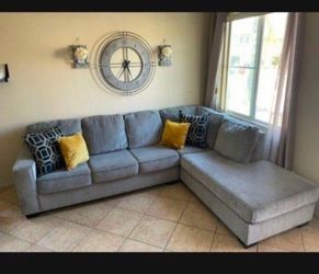Beautiful Grey Sectional Couch from Ashley Furniture