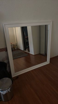 big White Vanity Mirror