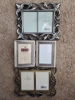 Frames, double pics 2x3 ish new giftable $3.00