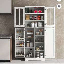 🔥ON SALE🔥Tolead Wood Kitchen Pantry Storage Cabinet 