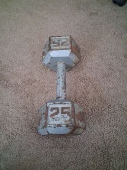 25 lb dumbell