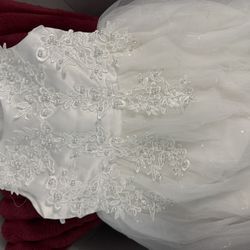 White dress for girls (4-5y)