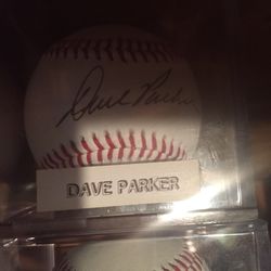 Dave Parker signed baseball