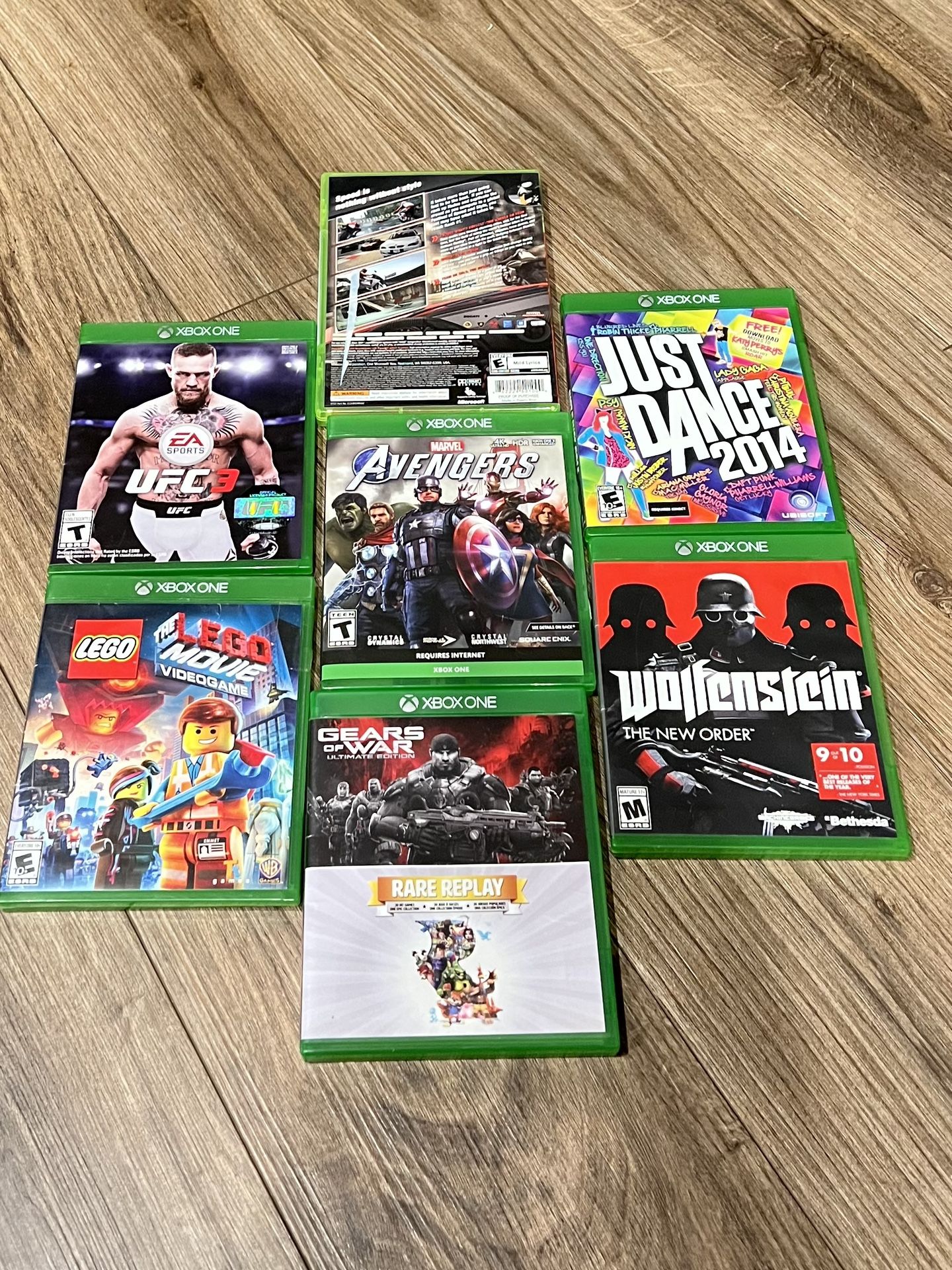 6 CDs Games Xbox One / One Cd Xbox 360 