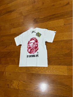 pink bape tshirt