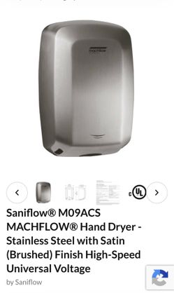 Matchflow hand dryer
