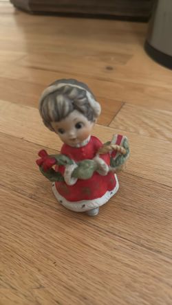 Vintage George Good Angel Girl Christmas Figurine
