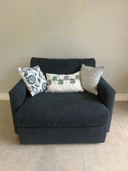 City Furniture Kevin Charles Elevation chair in dark blue