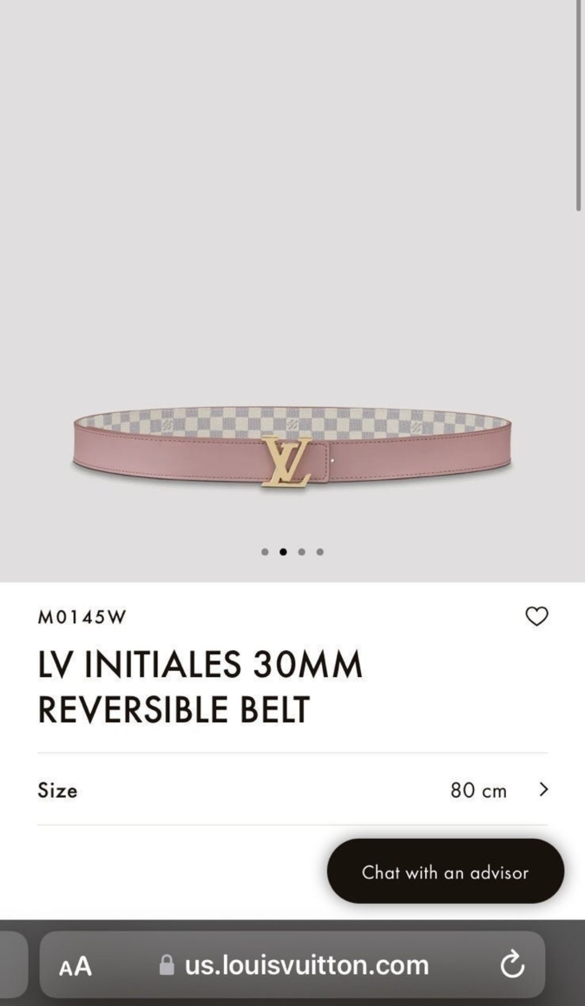 Louis Vuitton Belt