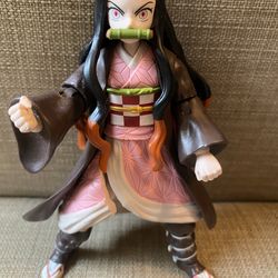 Nezuko Kamado Action Figure Demon Slayer Anime & Manga Multicolor Plastic