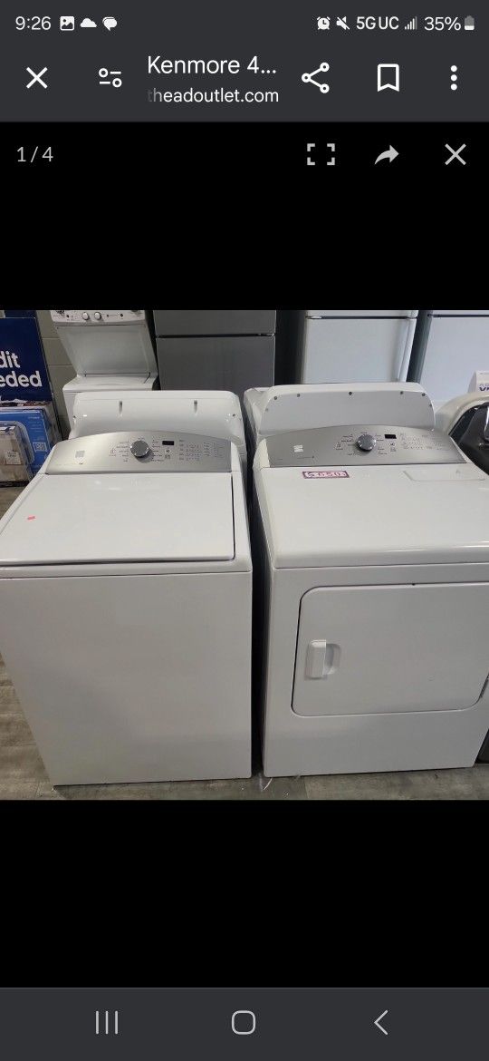 Kenmore Series 600 Washer/Dryer Set -Perfect Condition
