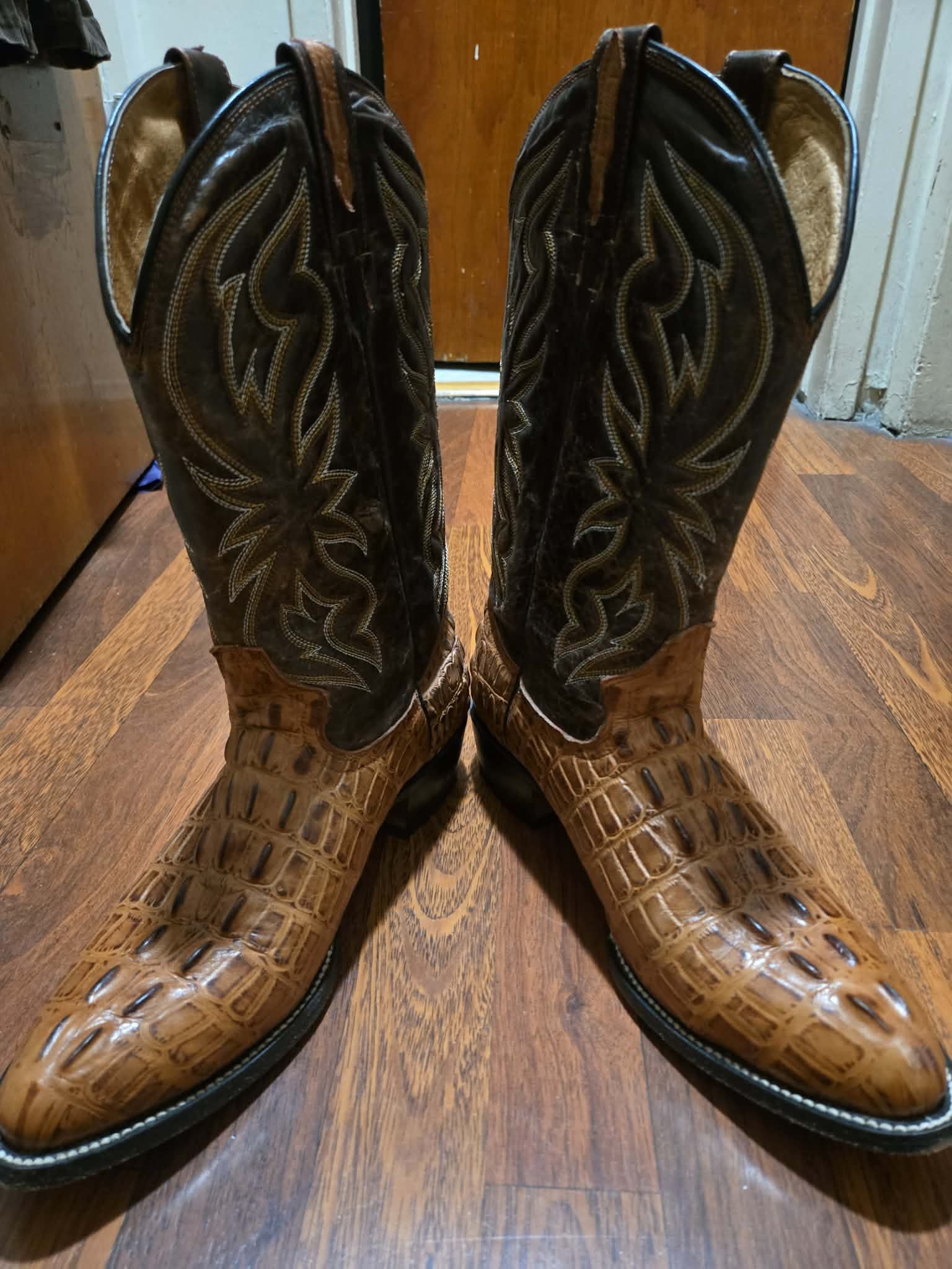 Alligator Print Boots 10.5D