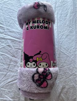 My Melody & Kuromi Plush Throw Blanket